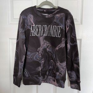 NWT Abercrombie Kids (Girls) Tie-Dye Logo Sweatshirt - Size 9/10